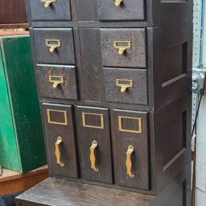 Antique Oak Library Bureau